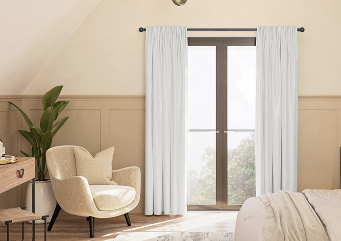 Bruschal (Blackout), Light Grey - Made to Measure Curtains - Image 3